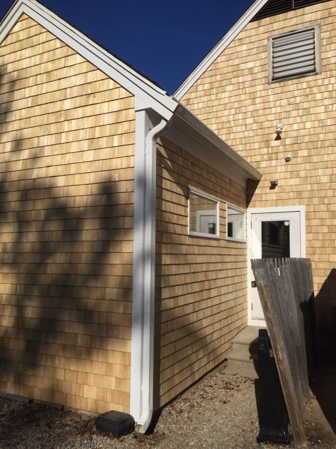 Aluminum Gutter and downspout in West Falmouth