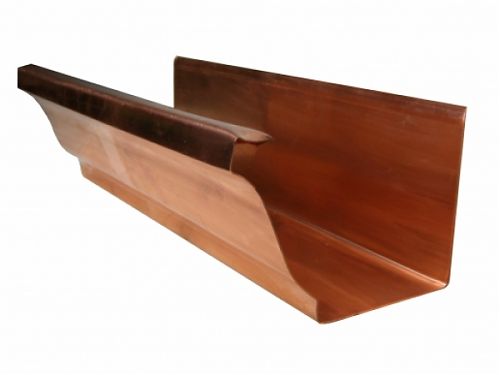 seamless k-style copper gutters