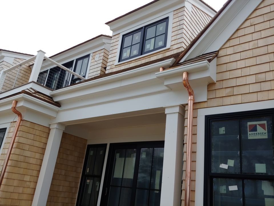 fiberglass gutter installation